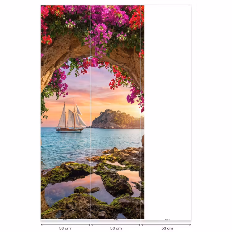 Behang - Zeilboot - Kust - Natuur — 6