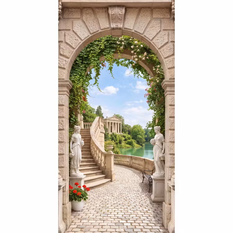 Behang - Architectuur - Tuin - Klassiek — 2