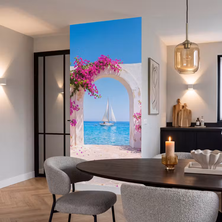 Behang - Bloemen - Zee - Zomer — 5