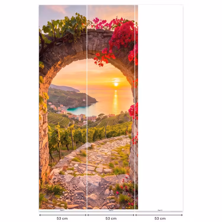 Behang - Boog - Zonsondergang - Kust — 6