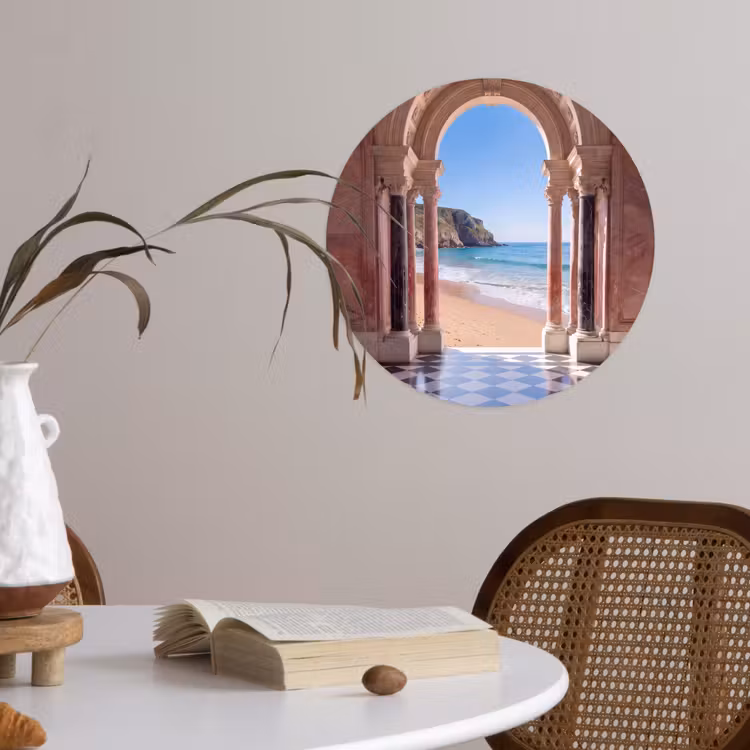 Behangcirkel - Boog - Strand - Zee — 4