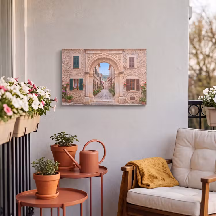 Buiten canvas - Boog - Straat - Dorp — 3