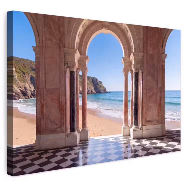 Buiten canvas - Boog - Strand - Zee — 1