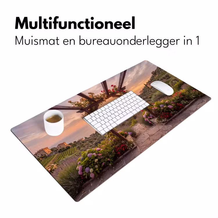 Bureau onderlegger - Pergola - Zee - Zonsondergang — 7