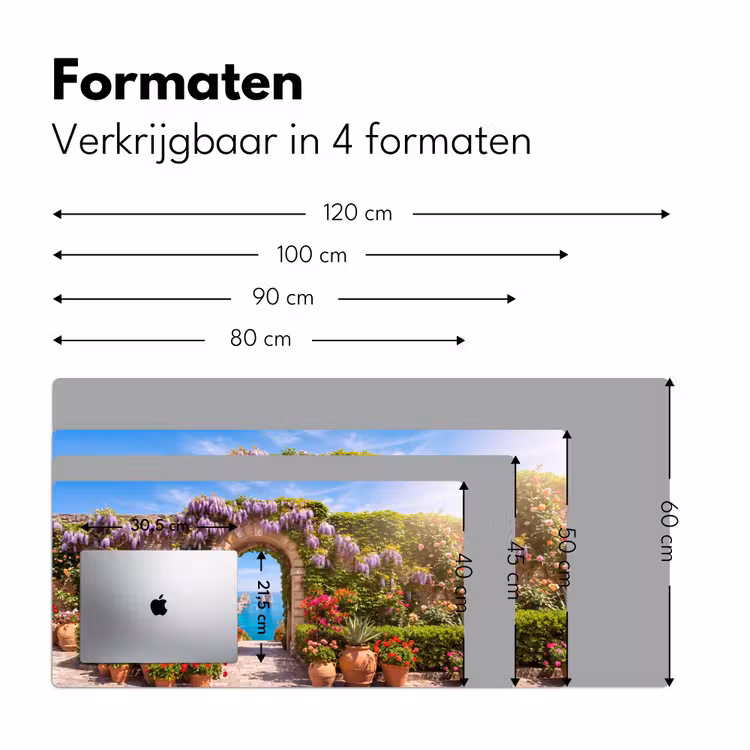 Bureau onderlegger - Bloemen - Tuin - Landschap — 8