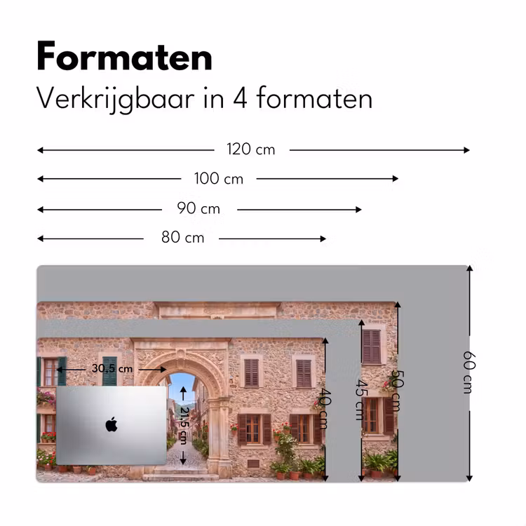 Bureau onderlegger - Boog - Straat - Dorp — 8