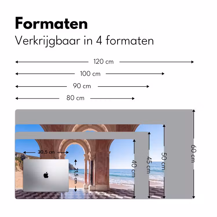 Bureau onderlegger - Boog - Strand - Zee — 8