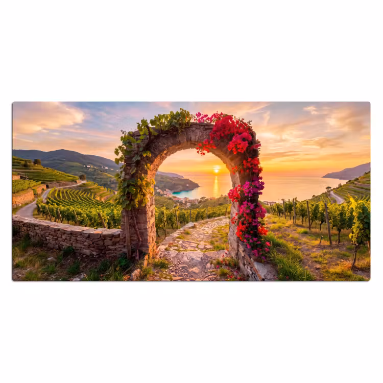 Bureau onderlegger - Boog - Zonsondergang - Kust — 2