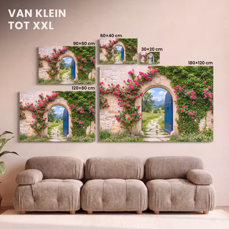 Canvas schilderij - Boog - Landschap - Natuur — 8