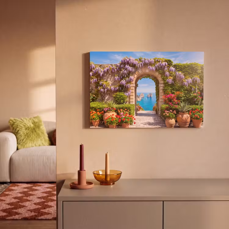 Canvas schilderij - Bloemen - Tuin - Landschap — 2