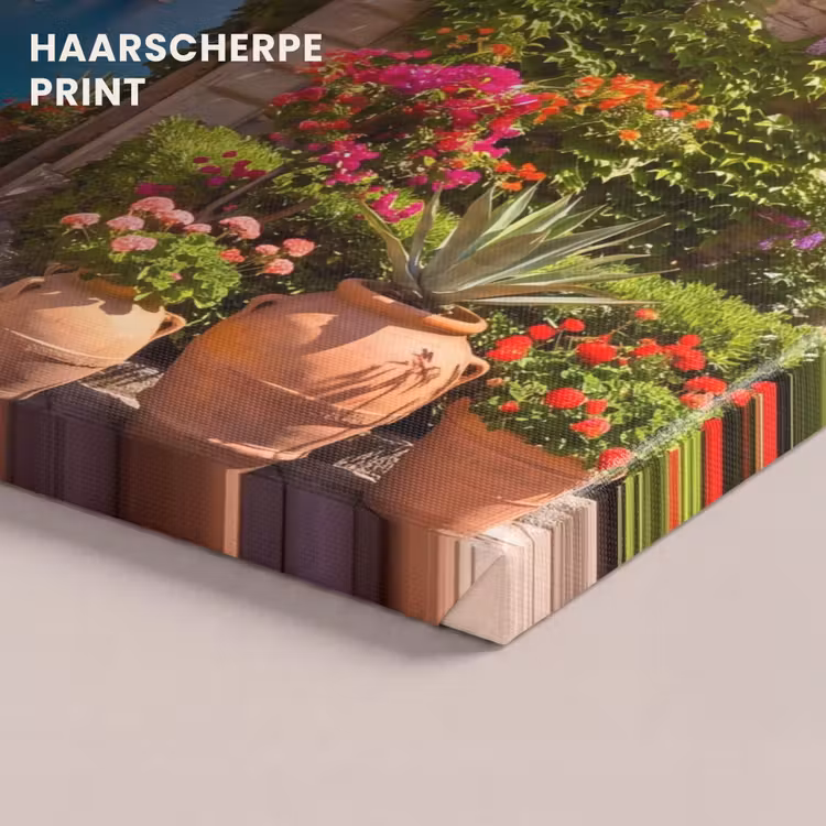 Canvas schilderij - Bloemen - Tuin - Landschap — 5