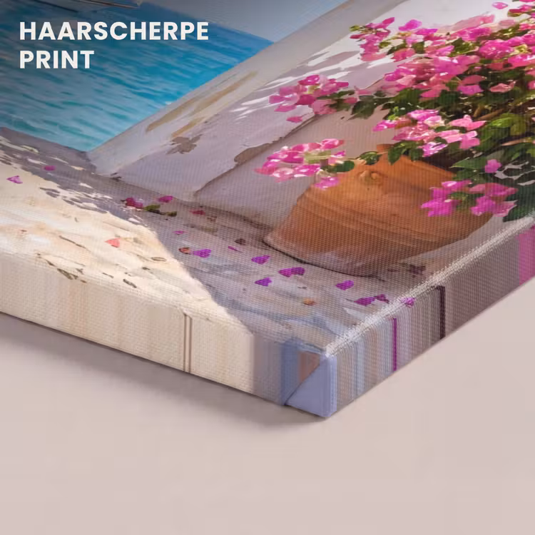 Canvas schilderij - Bloemen - Zee - Zomer — 5