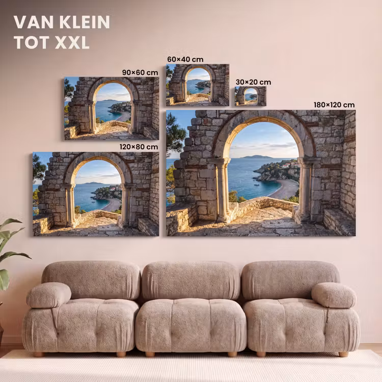 Canvas schilderij - Boog - Kust - Natuur — 8