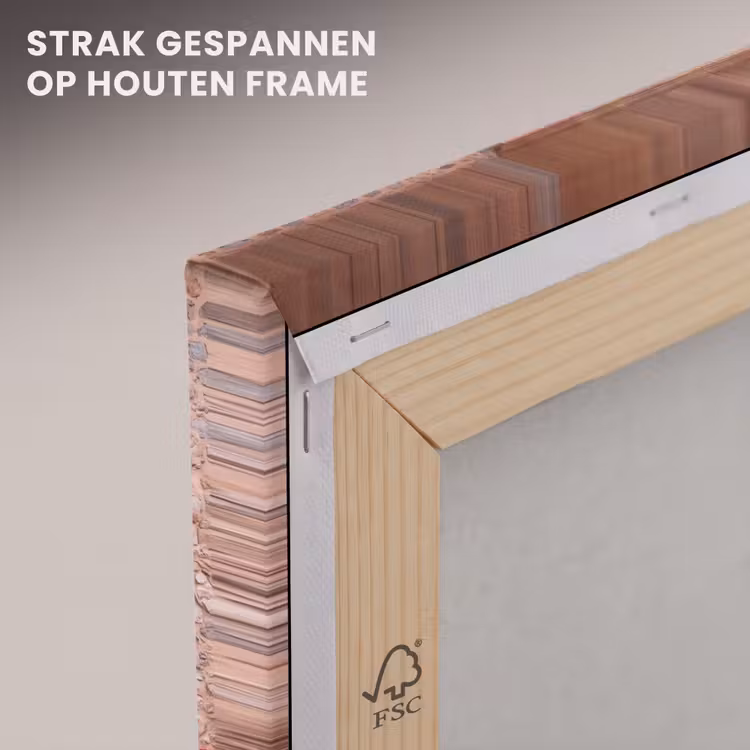 Canvas schilderij - Boog - Straat - Dorp — 7