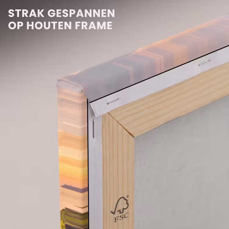 Canvas schilderij - Boog - Zonsondergang - Kust — 7