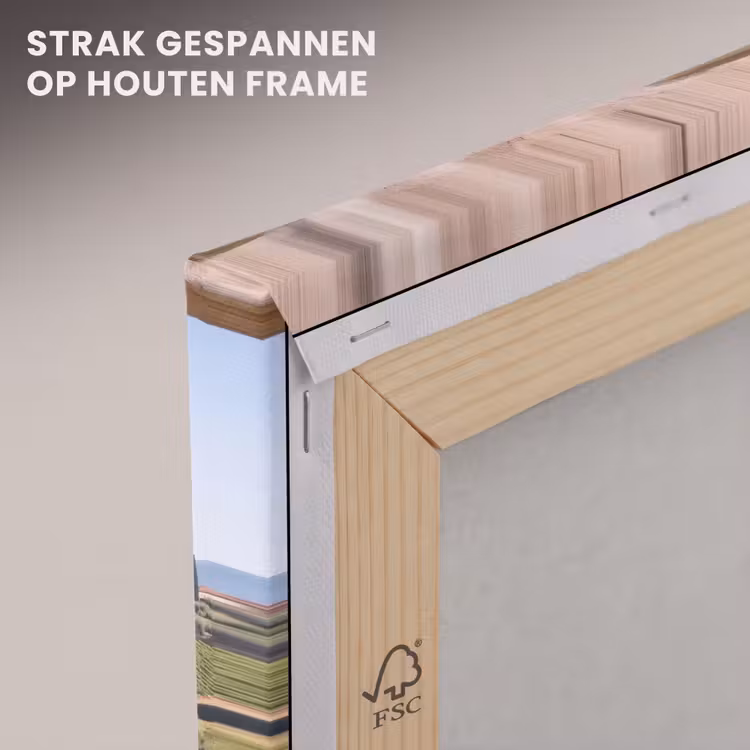 Canvas schilderij - Dorp - Landschap - Natuur — 7