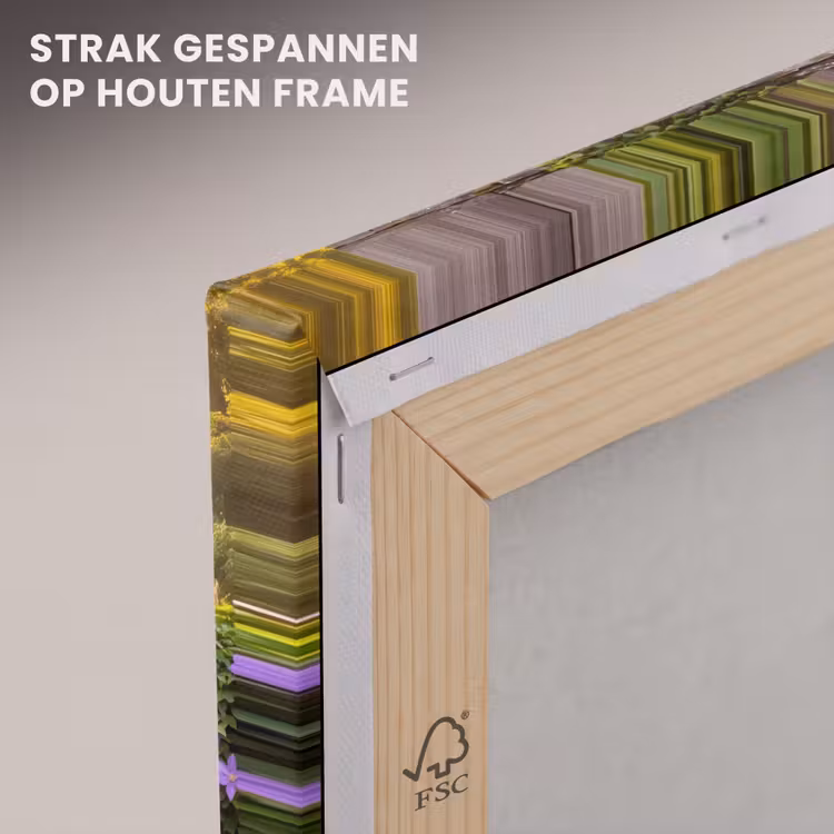 Canvas schilderij - Huis - Tuin - Natuur — 7