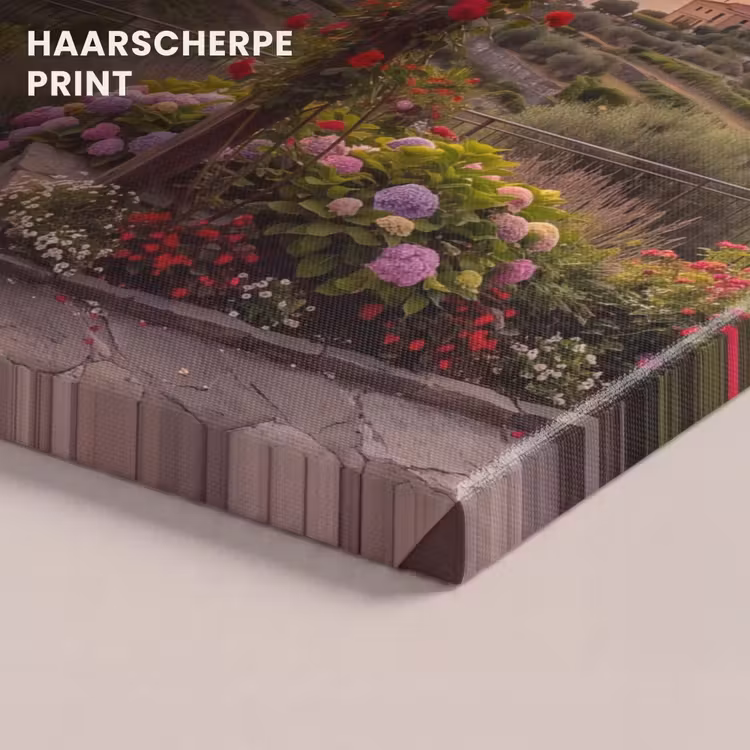 Canvas schilderij - Pergola - Zee - Zonsondergang — 5