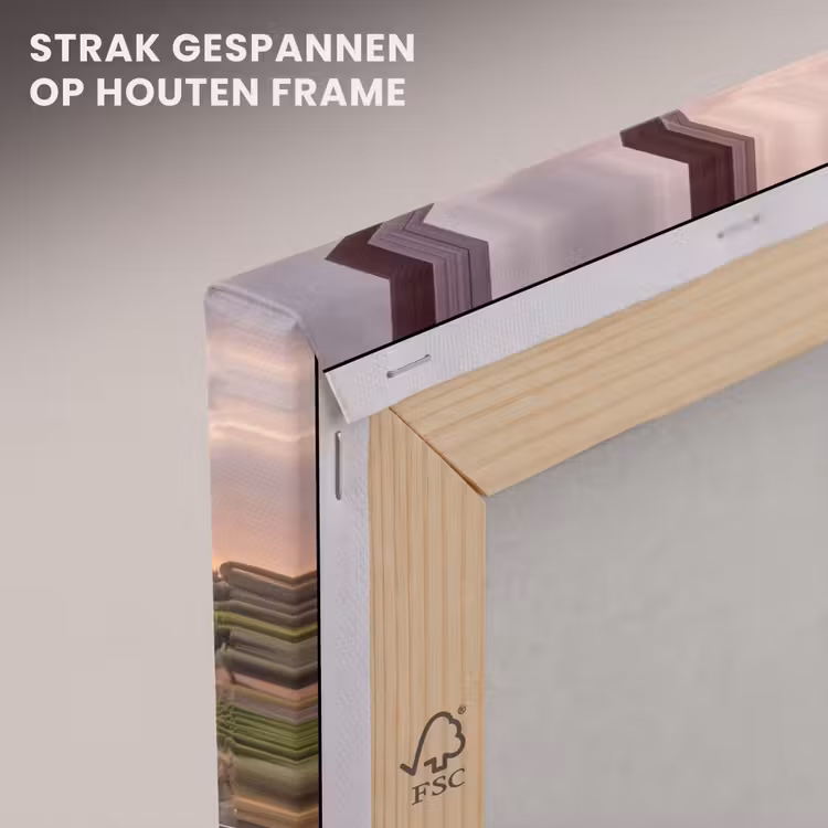 Canvas schilderij - Pergola - Zee - Zonsondergang — 7