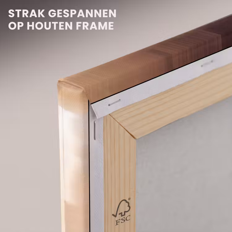 Canvas schilderij - Raam - Stad - Zee — 7