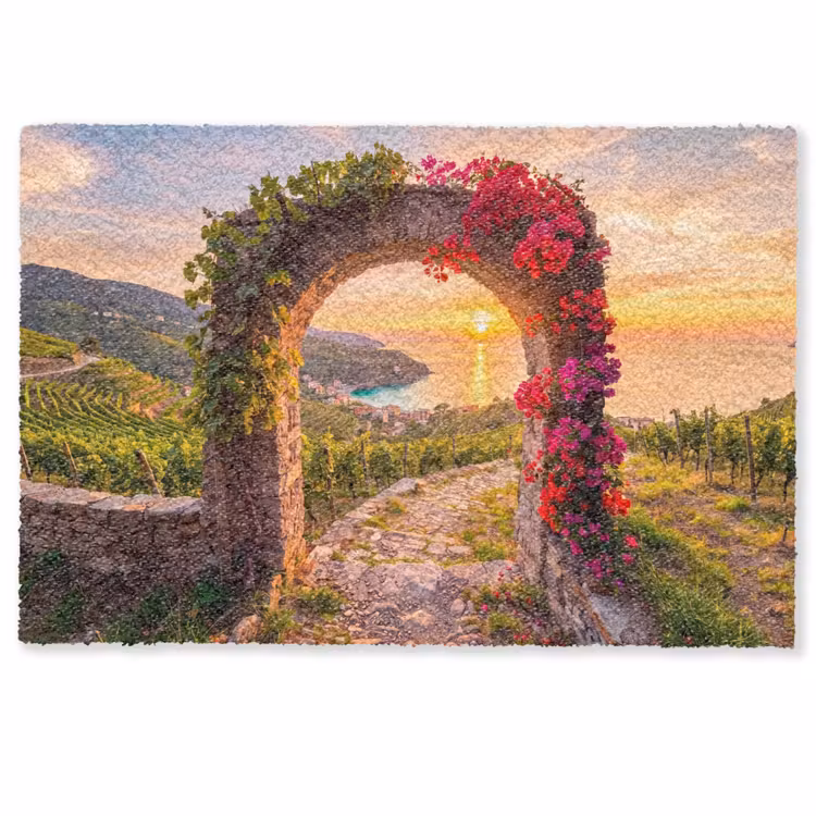 Deurmat - Boog - Zonsondergang - Kust — 1
