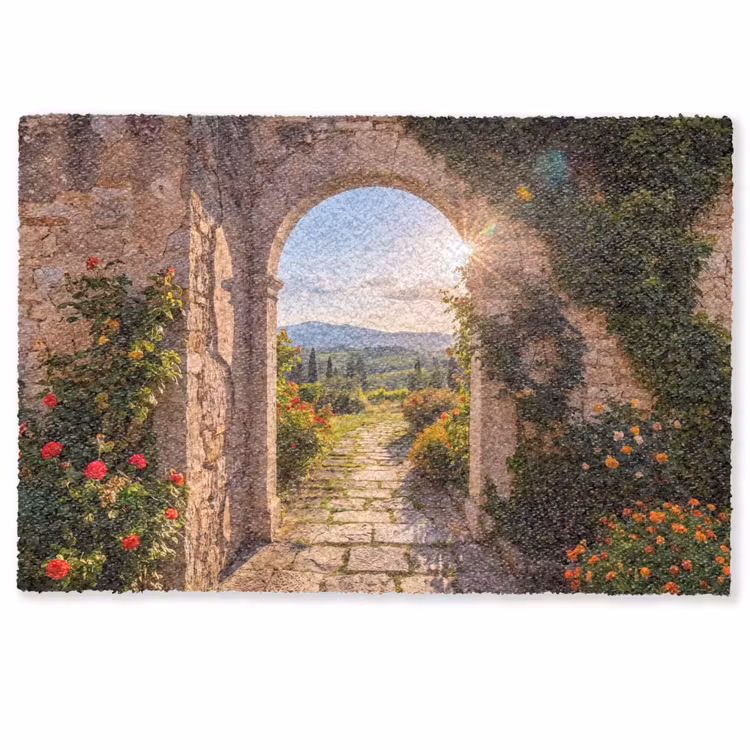 Deurmat - Pad - Tuin - Zonnig — 1