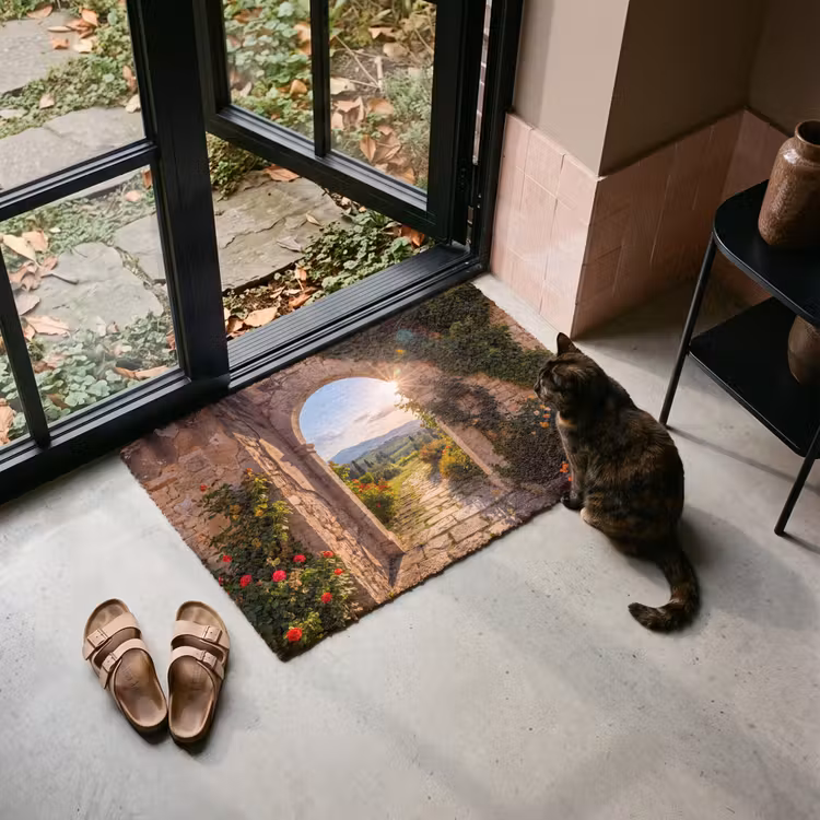Deurmat - Pad - Tuin - Zonnig — 2
