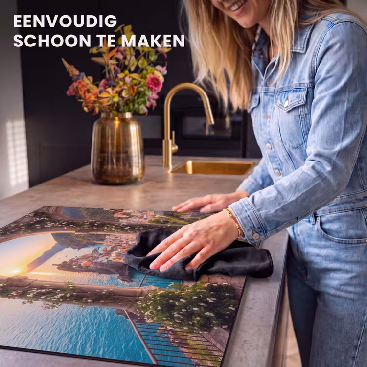 Inductie beschermer - Dorp - Zee - Zonsondergang — 6