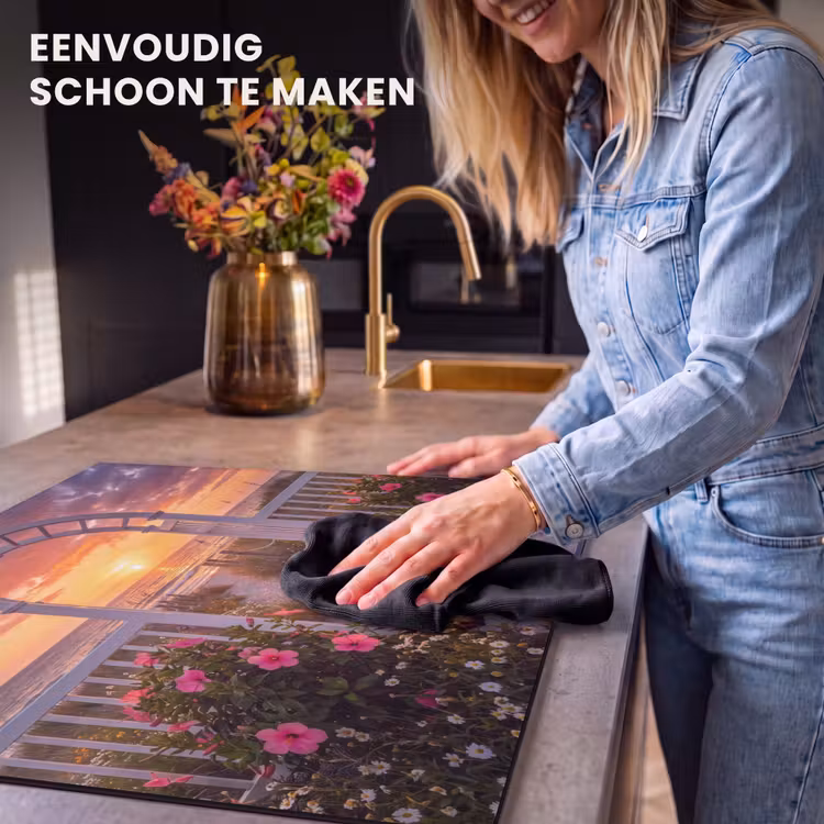 Inductie beschermer - Zee - Pad - Bloemen — 6