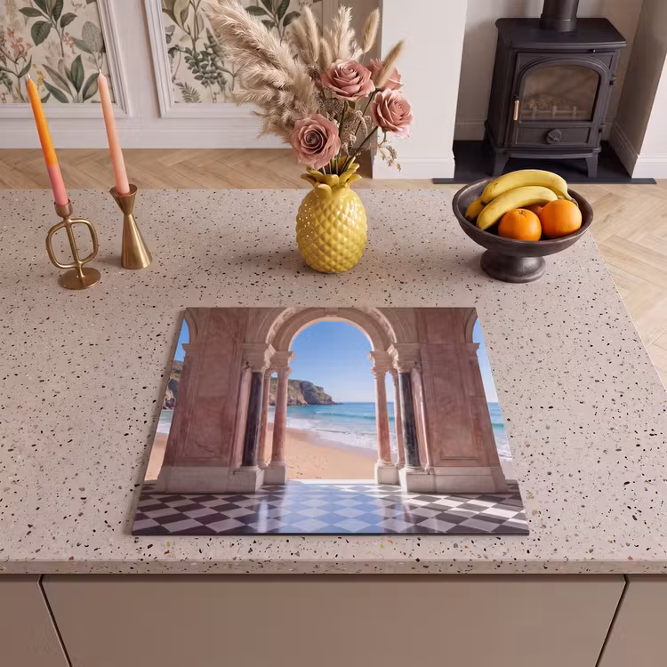 Inductie beschermer - Boog - Strand - Zee — 2