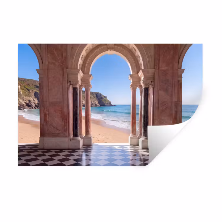 Muursticker - Boog - Strand - Zee — 1