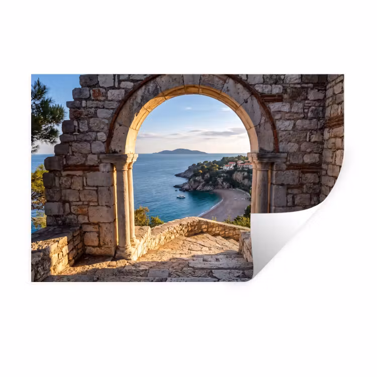 Muursticker - Boog - Kust - Natuur — 1