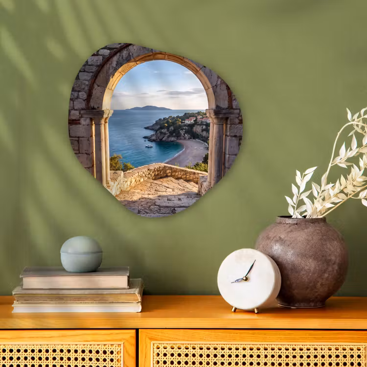 Organisch schilderij - Forex - Boog - Kust - Natuur — 2