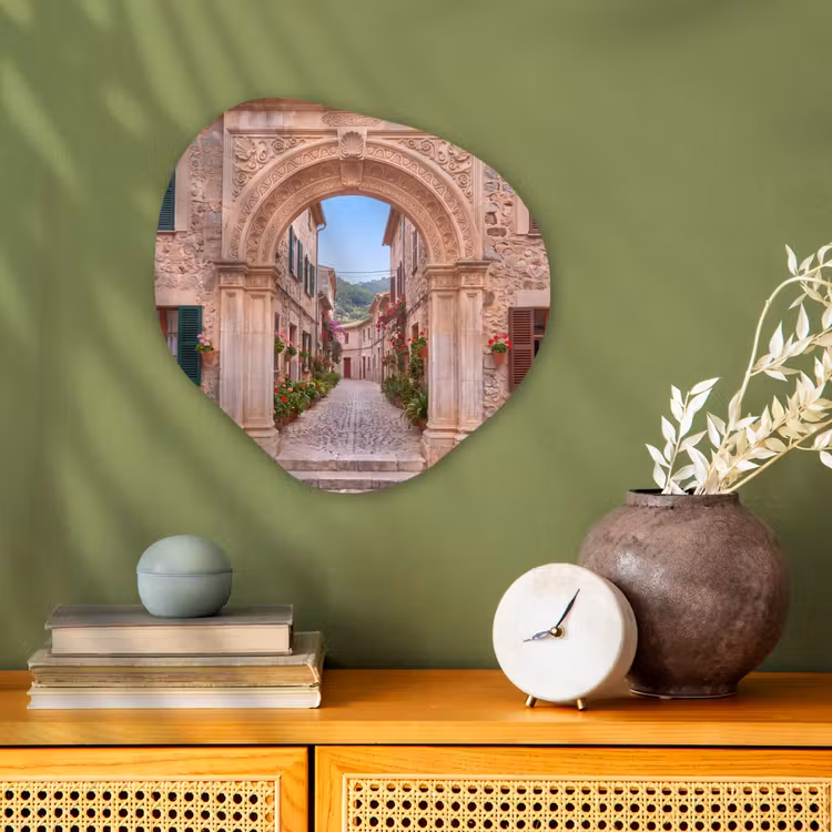 Organisch schilderij - Forex - Boog - Straat - Dorp — 2