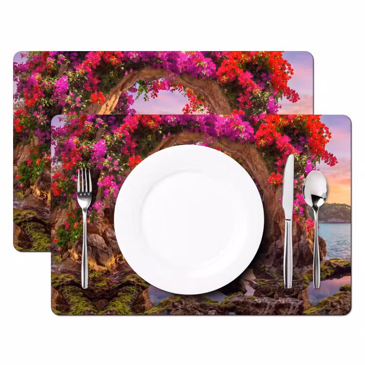 Placemat - 6 stuks - Zeilboot - Kust - Natuur — 2