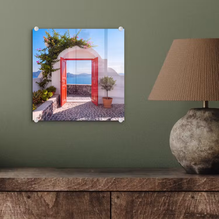 Glas schilderij - Deur - Zee - Natuur — 4