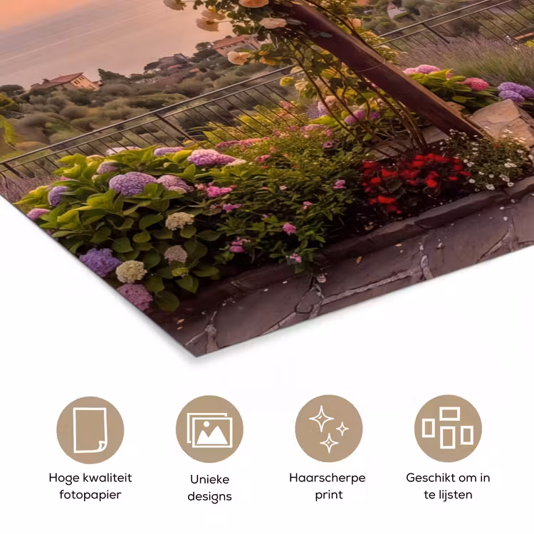 Poster - Pergola - Zee - Zonsondergang — 5