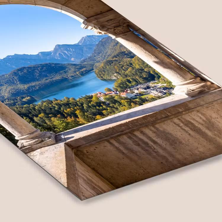 Poster met lijst - Boog - Uitzicht - Landschap — 7