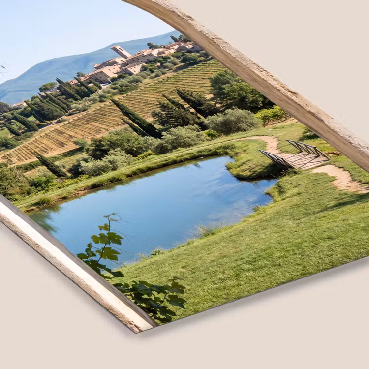 Poster met lijst - Dorp - Landschap - Natuur — 7