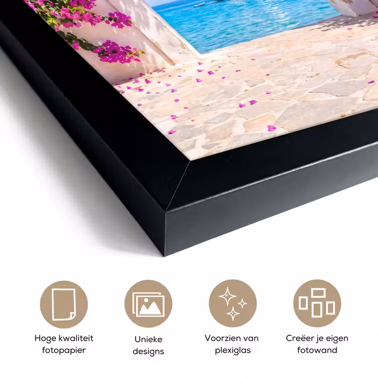 Poster met lijst - Bloemen - Zee - Zomer — 6