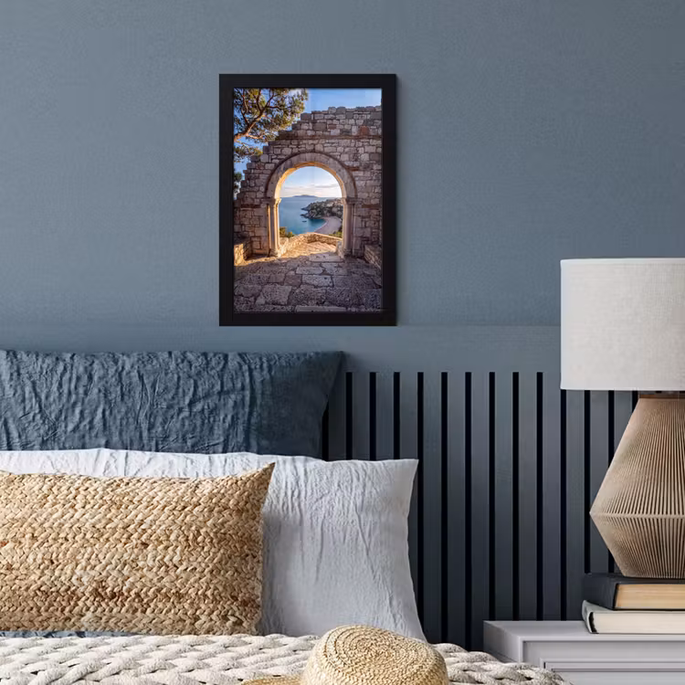 Poster met lijst - Boog - Kust - Natuur — 3