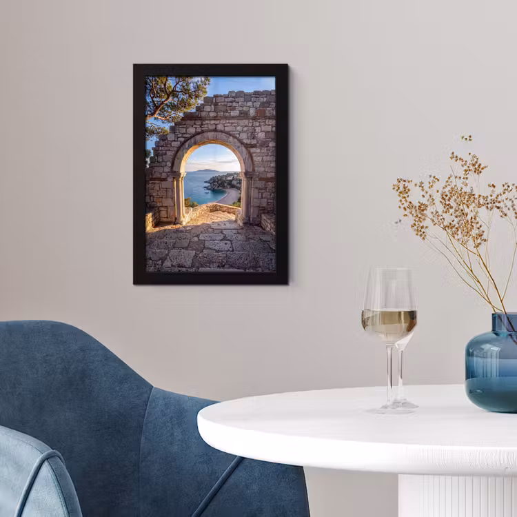 Poster met lijst - Boog - Kust - Natuur — 4