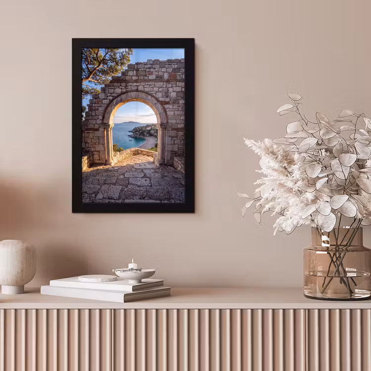 Poster met lijst - Boog - Kust - Natuur — 5