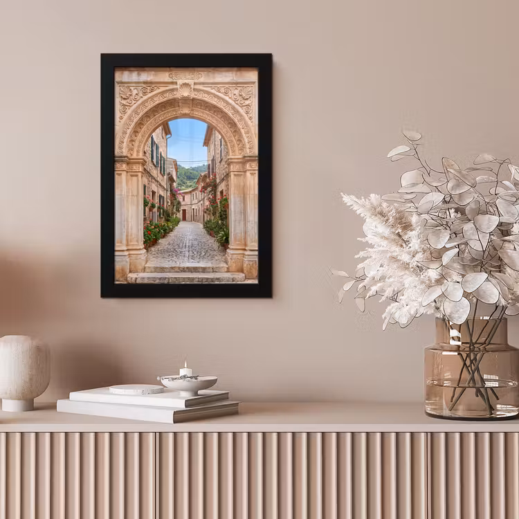 Poster met lijst - Boog - Straat - Dorp — 5