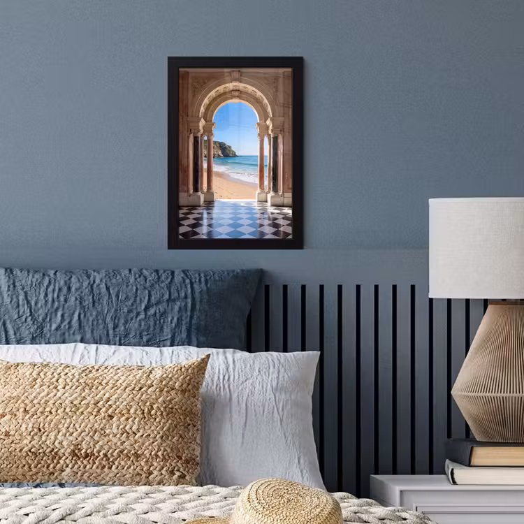 Poster met lijst - Boog - Strand - Zee — 3