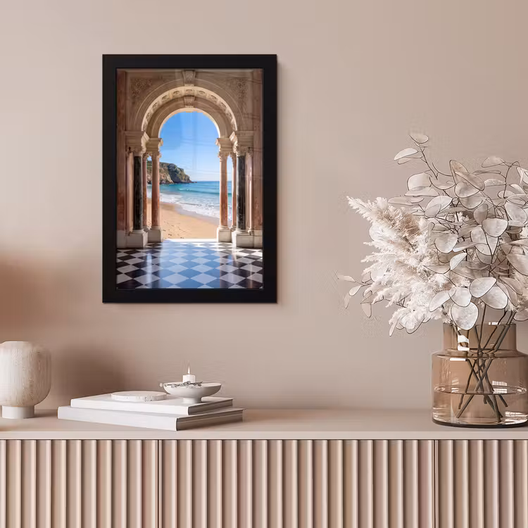 Poster met lijst - Boog - Strand - Zee — 5