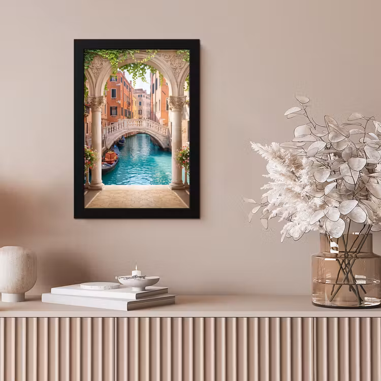 Poster met lijst - Gracht - Stad - Architectuur — 5
