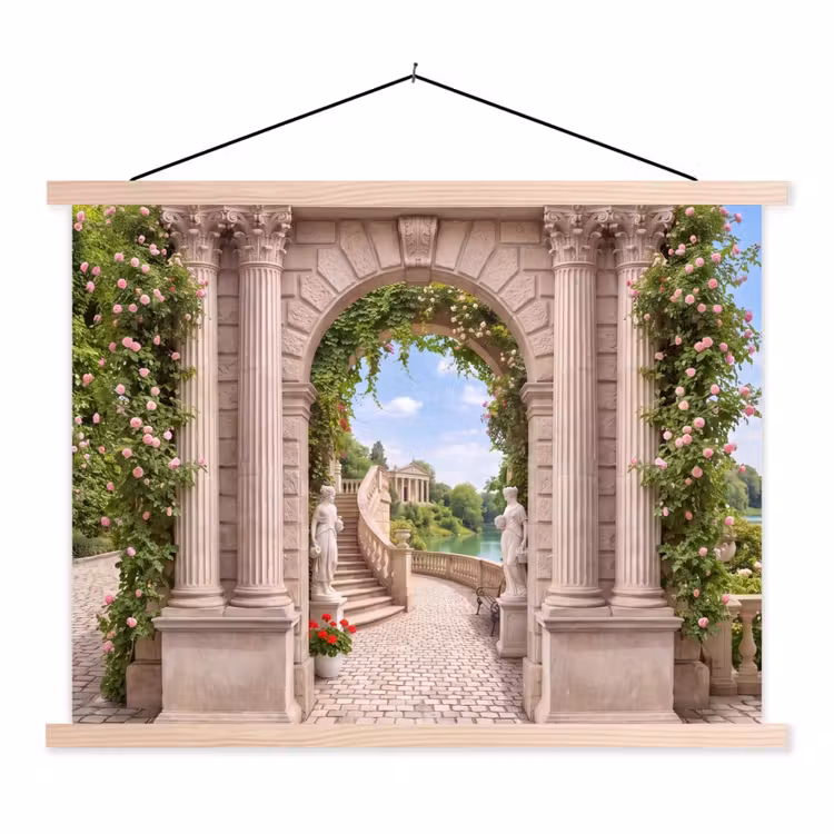 Schoolplaat - Architectuur - Tuin - Klassiek — 1