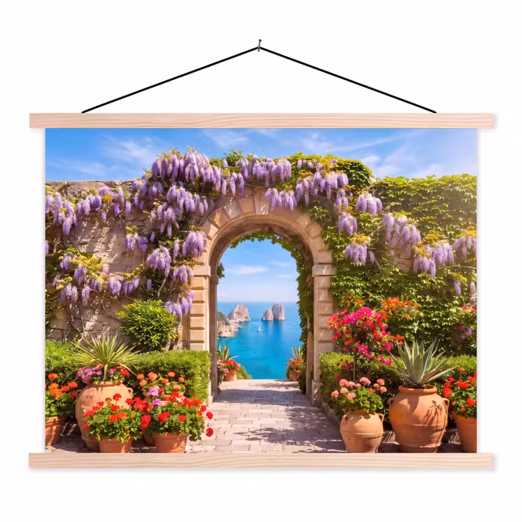 Schoolplaat - Bloemen - Tuin - Landschap — 1