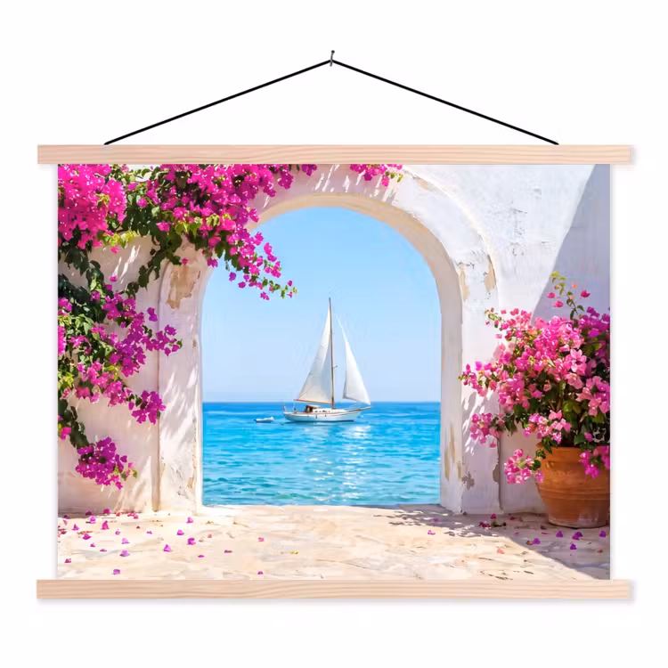 Schoolplaat - Bloemen - Zee - Zomer — 1